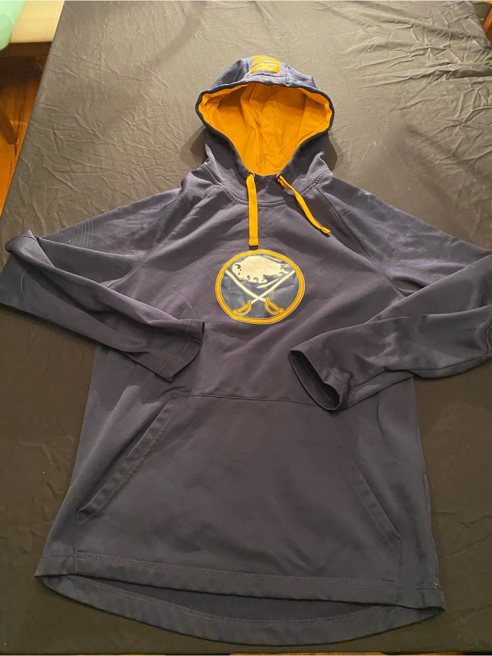 Fanatics Buffalo Sabres Yellow and Navy Hooded Jacket